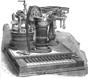 Phelps' Electro-motor Printing telegraph
